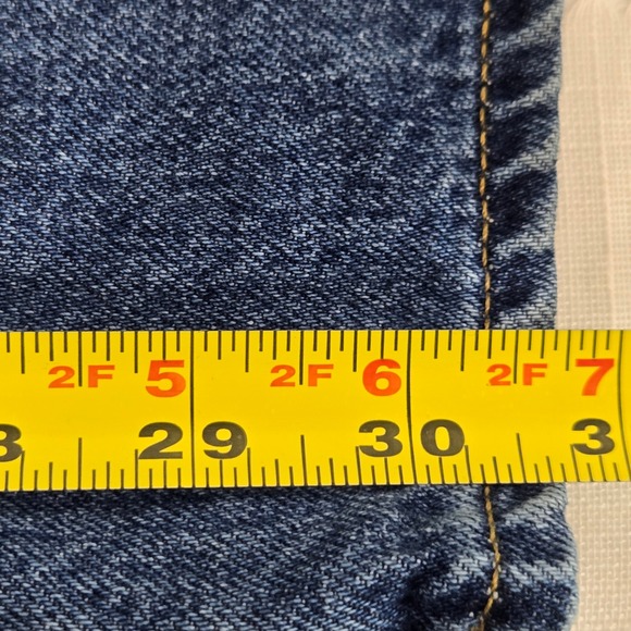 Madewell Extra-Wide Leg Jeans Blue Montauk Wash High Rise Boho Casual Size 32 - Picture 8 of 8